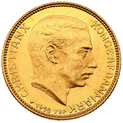 Danmark, krone (valörer mellan 5-20 kr)