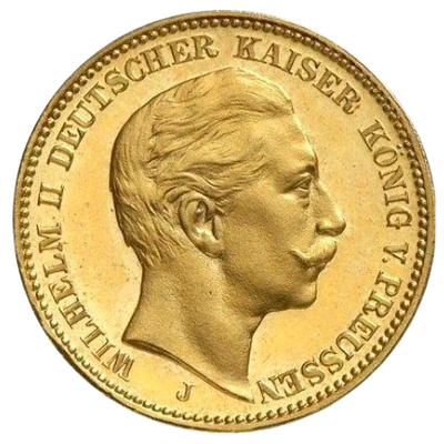 Tyskland (före 1918), mark (valörer 5-20 mark)