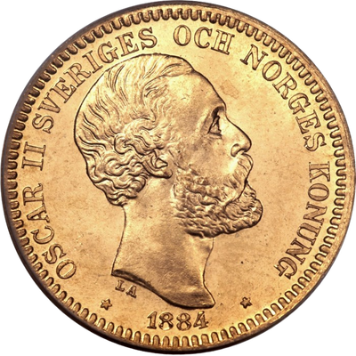 Sverige, krona (valörer mellan 5-20 kr)