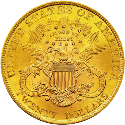 USA, dollar (upp till 1933) - back